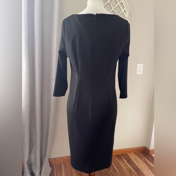 Calvin Klein Black Pullover Dress Size 10-Fits like 8 - Picture 3 of 8